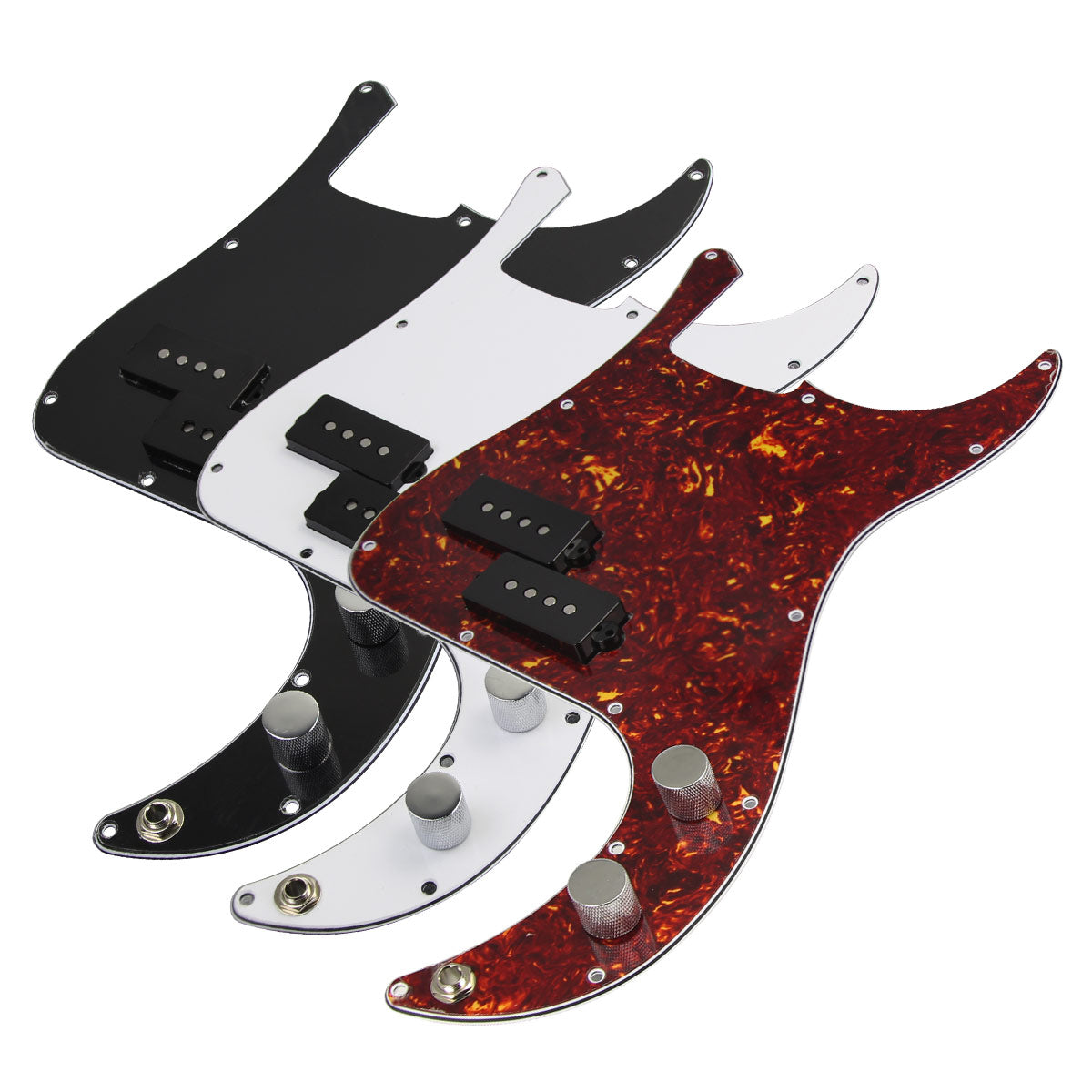 FLEOR Prewired PB Bass Pickguard Alnico 5 Pickup | iknmusic