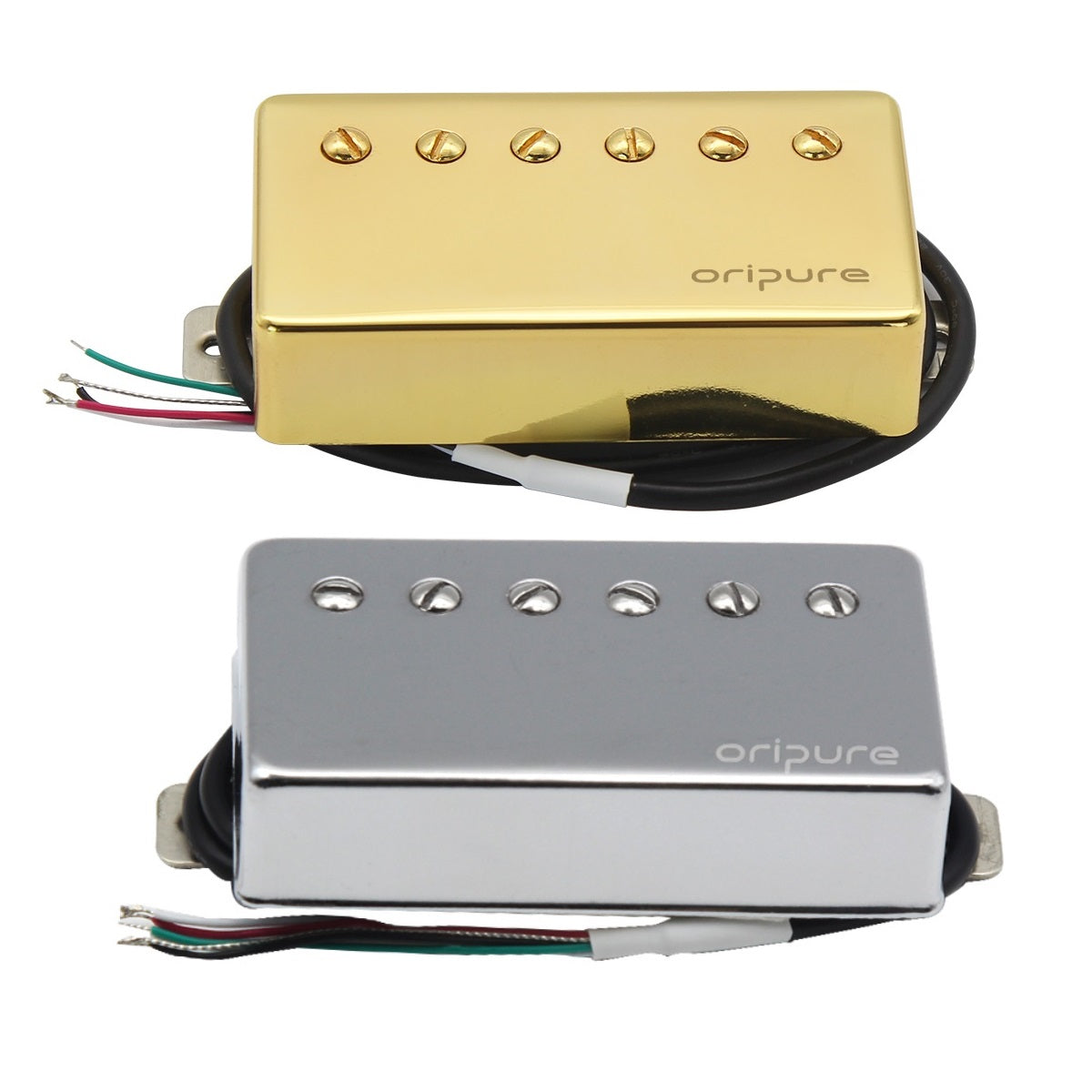 OriPure fait main Alnico 5 Humbucker micro guitare Chrome pour guitare électrique Style LP