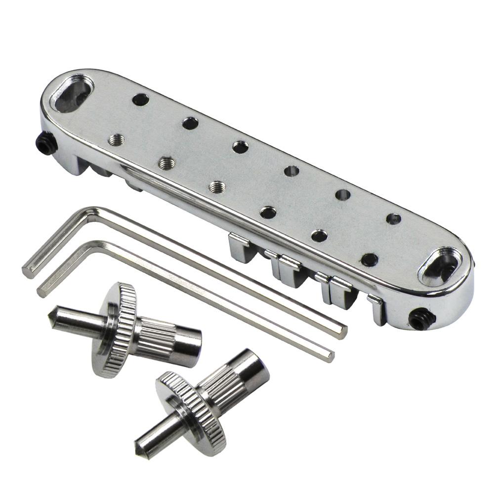 FLEOR Roller Saddle Tune-O-Matic Guitar Bridge for LP | iknmusic