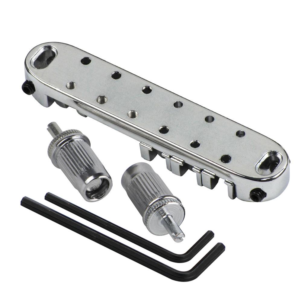 FLEOR Tune-O-Matic Roller Saddle Bridge for LP Guitar | iknmusic