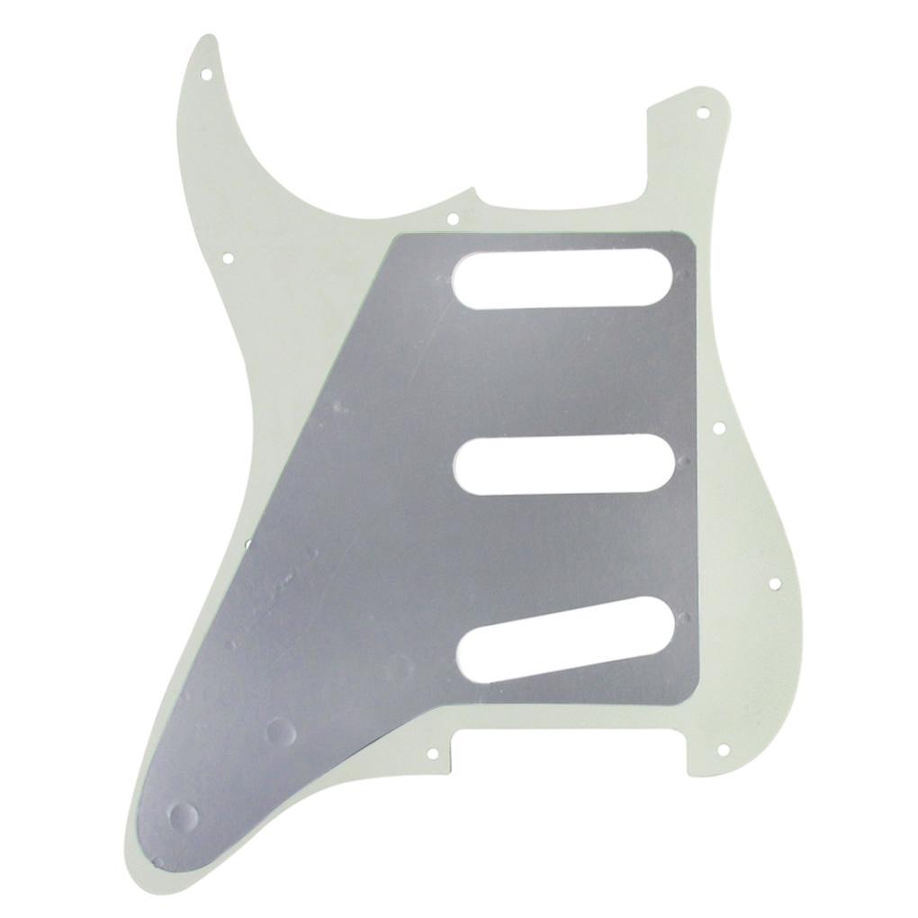 FLEOR 11 Hole Strat SSS Guitar Pickguard Scratch Plate 3Ply | iknmusic