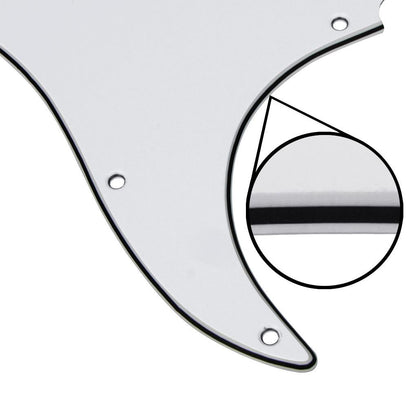 FLEOR 11 Hole SSS Strat Pickguard & Back Plate 3Ply PVC | iknmusic