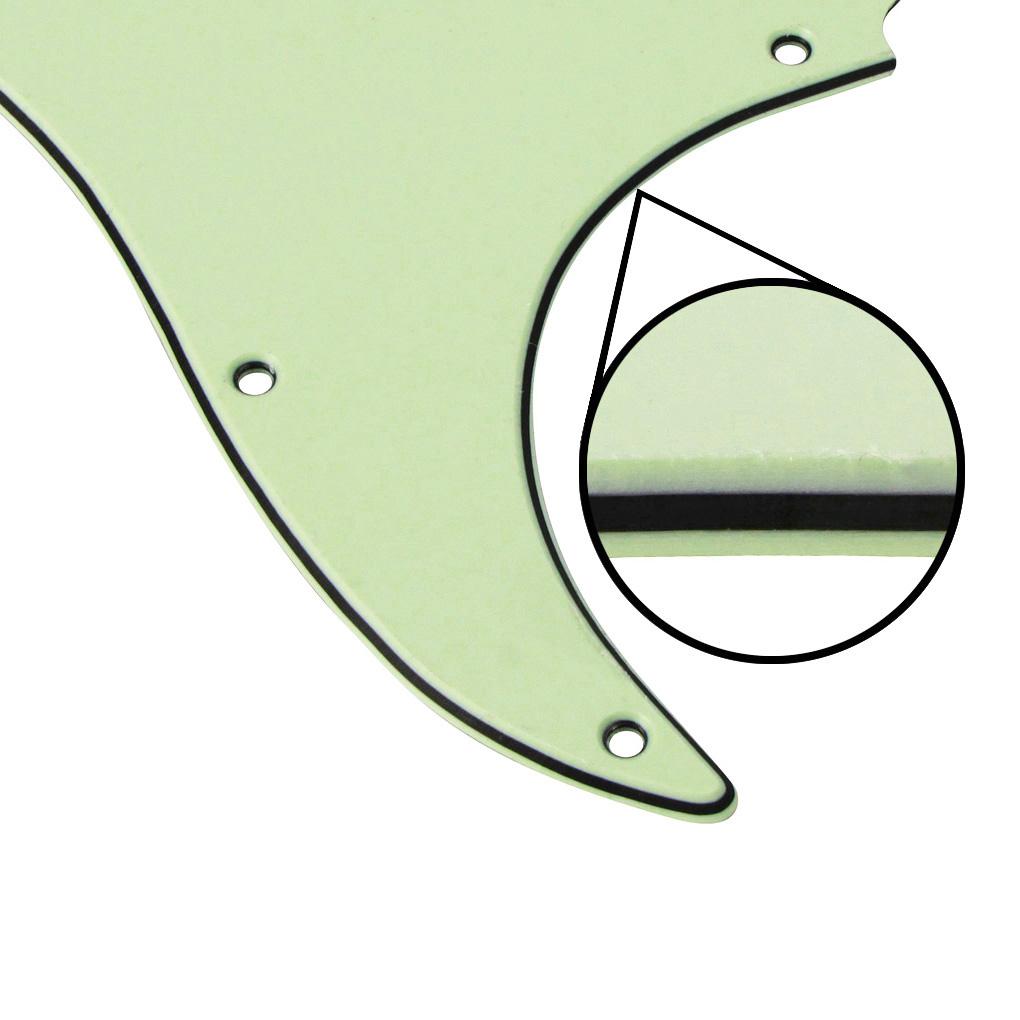 FLEOR 11 Hole SSS Pickguard Stratocaster Kit Mint Green | iknmusic