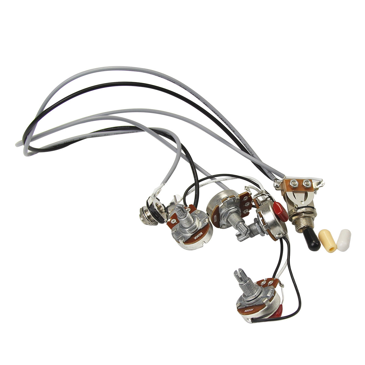FLEOR SG Guitar Prewired Wiring Harness Kit 2T2V 500k | iknmusic