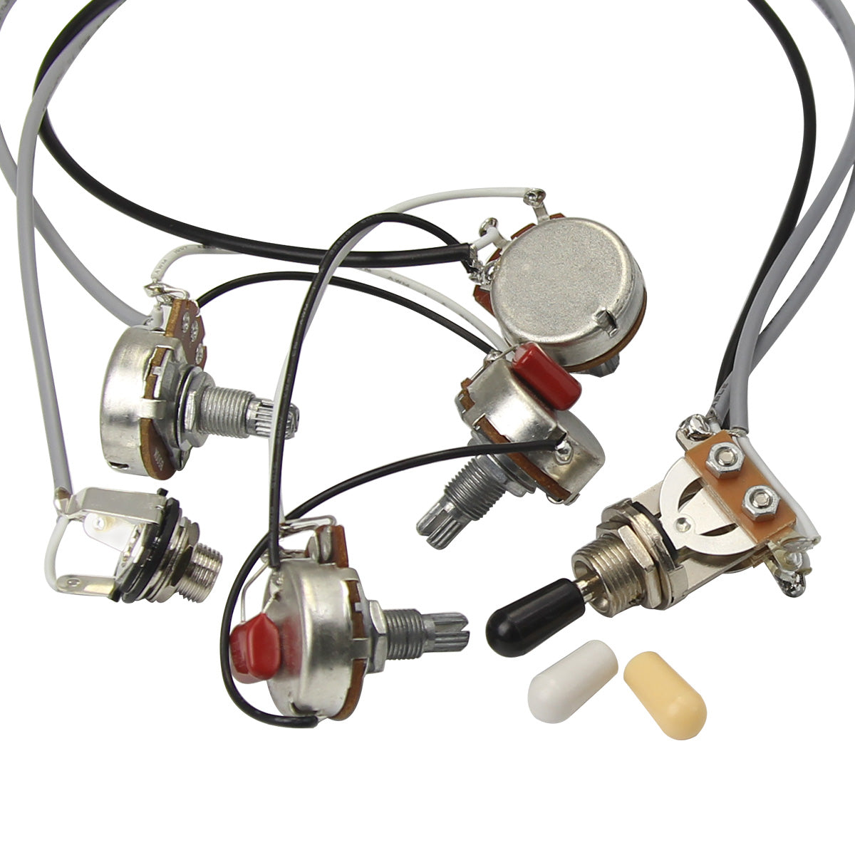 FLEOR SG Guitar Prewired Wiring Harness Kit 2T2V 500k | iknmusic