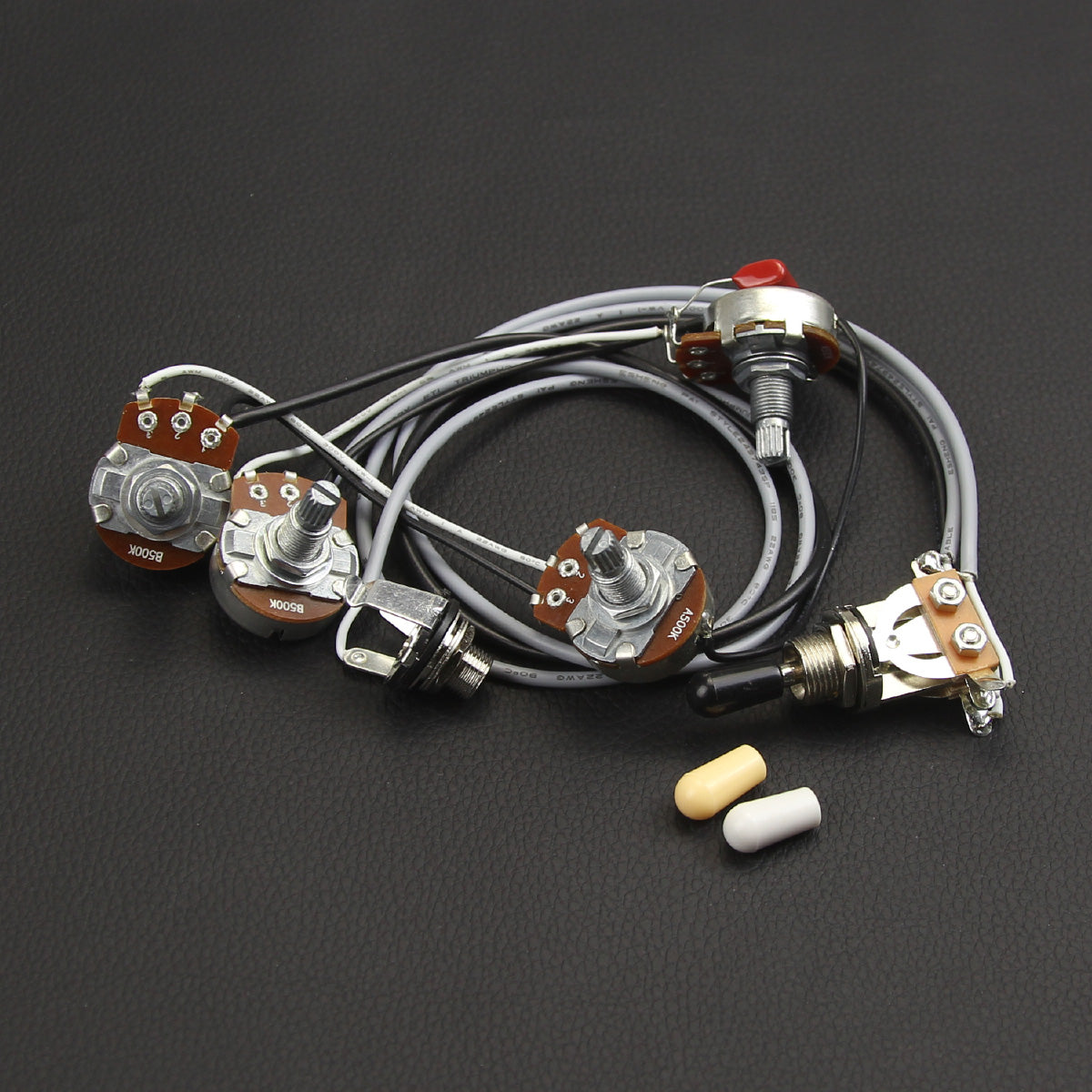 FLEOR SG Guitar Prewired Wiring Harness Kit 2T2V 500k | iknmusic