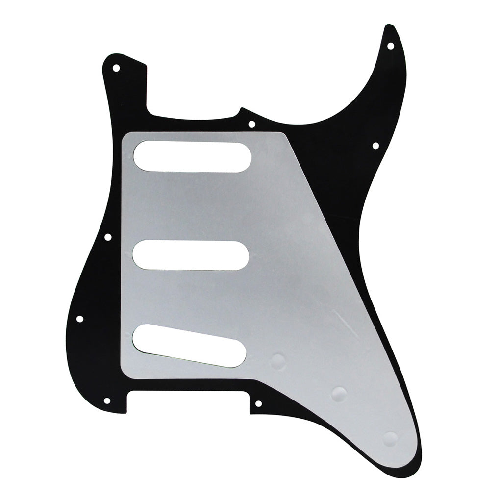 FLEOR Left Handed Strat Pickguard SSS & Back Plate | iknmusic