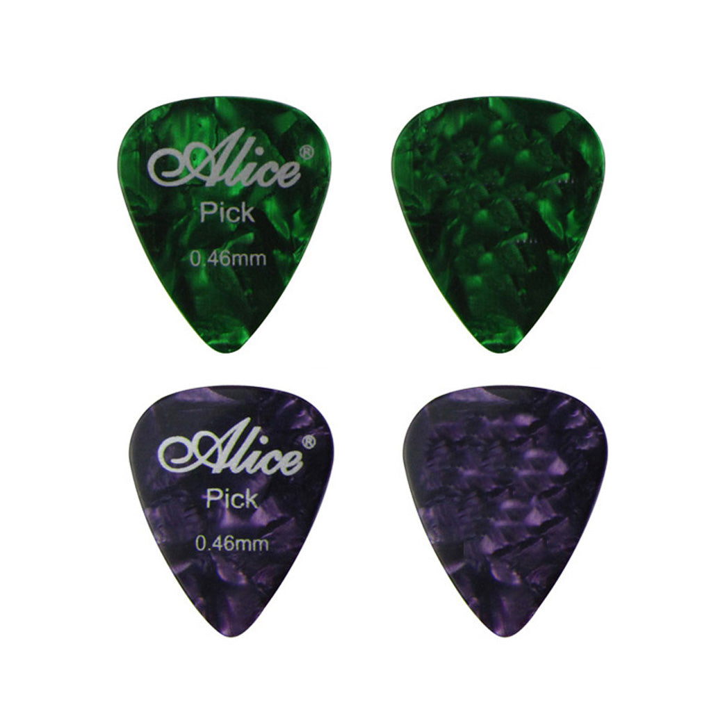 Alice 100PCS Celluloid Guitar Picks 0.46 to 0.81mm | iknmusic
