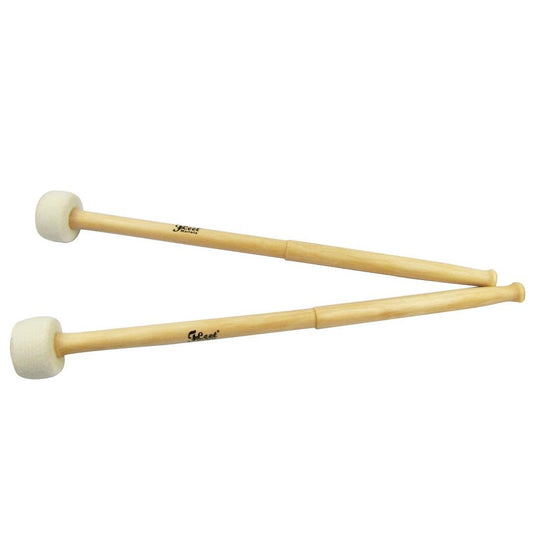 Baguette de tambour avec tête de feutre doux poignée en bois baguettes  baguettes de percussion