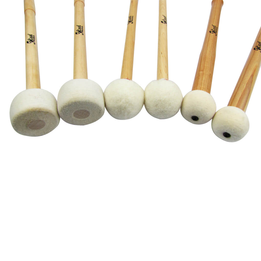 FLEET 3 Pairs of Different Head Timpani Mallets Drum Sticks | iknmusic