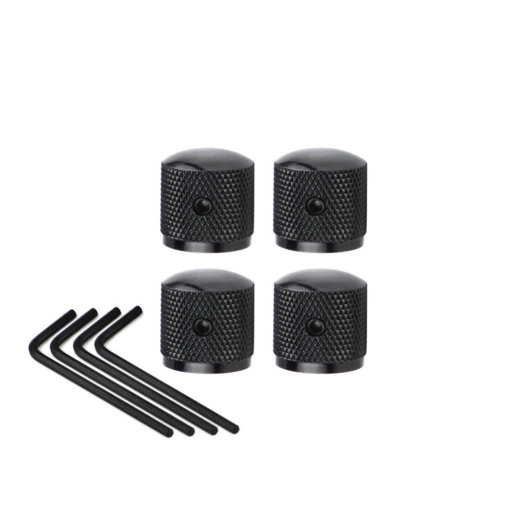 FLEOR 4PCS Metal Electric Guitar Control Knobs with Wrench | iknmusic