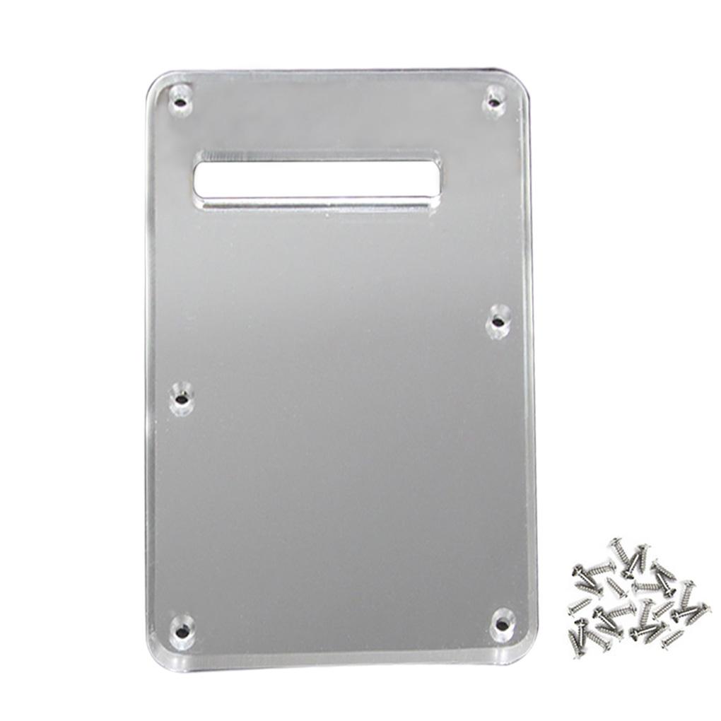 FLEOR 1Ply Mirror Electric Guitar Backplate for Strat | iknmusic