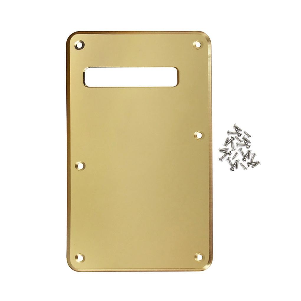 FLEOR 1Ply Mirror Electric Guitar Backplate for Strat | iknmusic