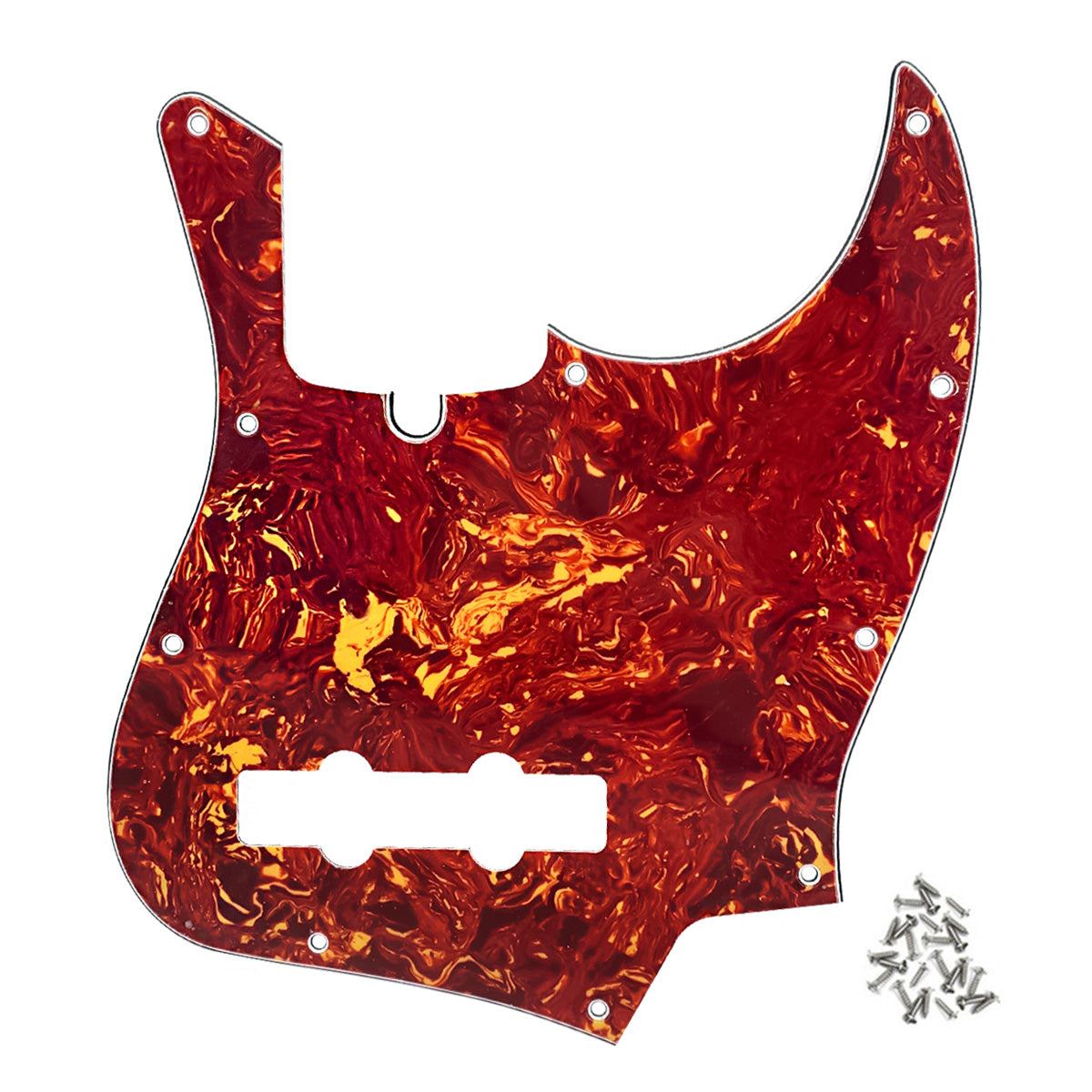 FLEOR JB Jazz Bass Pickguard 4 Strings with Screws | iknmusic