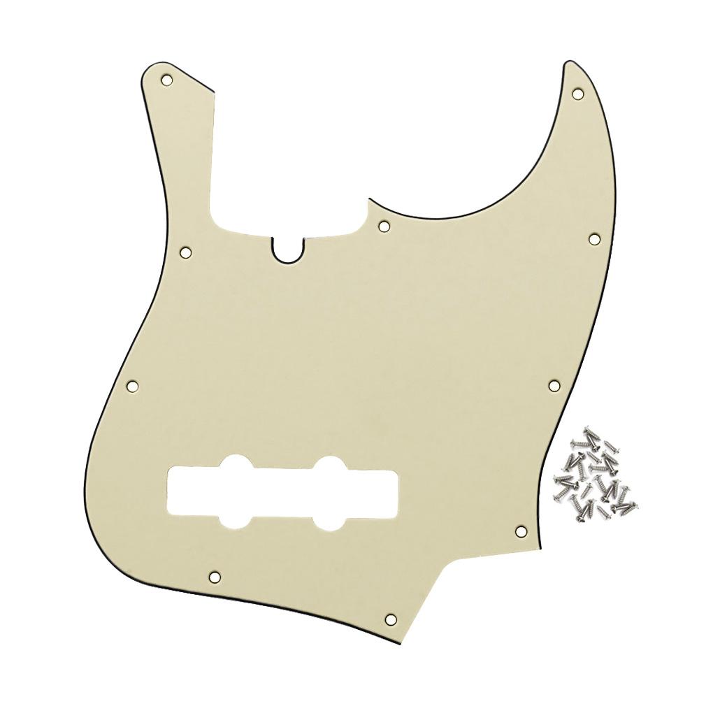 FLEOR JB Jazz Bass Pickguard 4 Strings with Screws | iknmusic