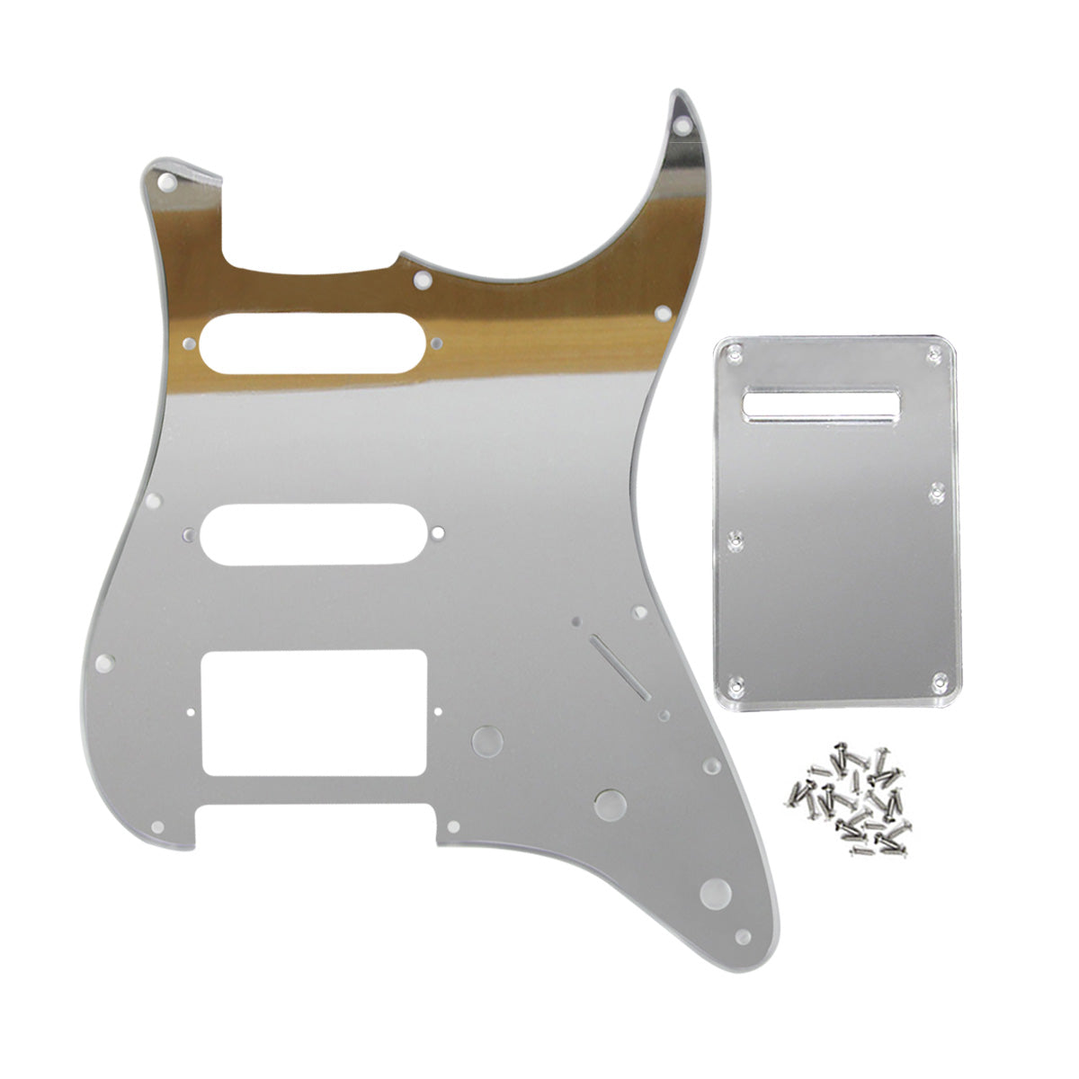 FLEOR 11 Hole SSH HSS Guitar Pickguard Strat & Back Plate | iknmusic