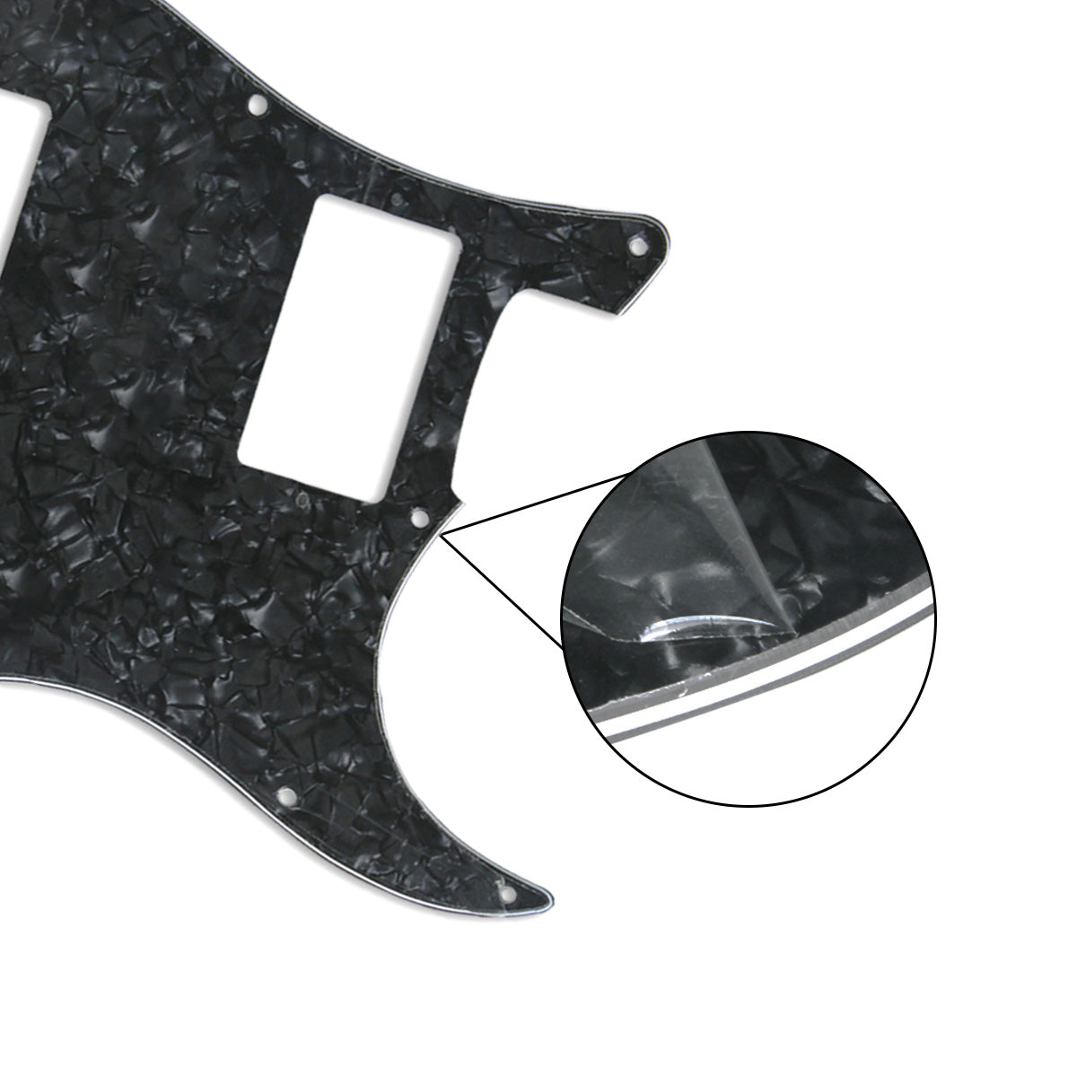 FLEOR 11 Hole Strat HH Pickguard Scratch Plate | iknmusic