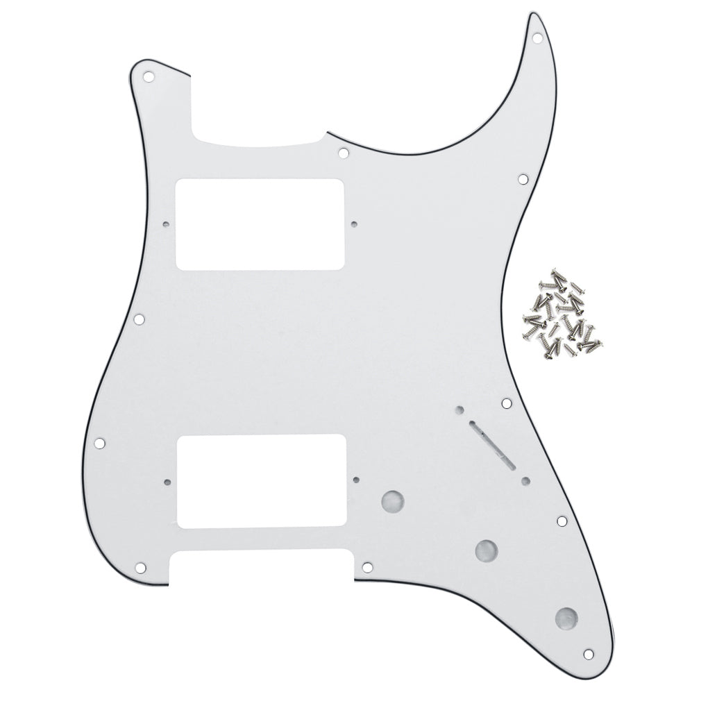 FLEOR 11 Hole Strat HH Pickguard Scratch Plate | iknmusic