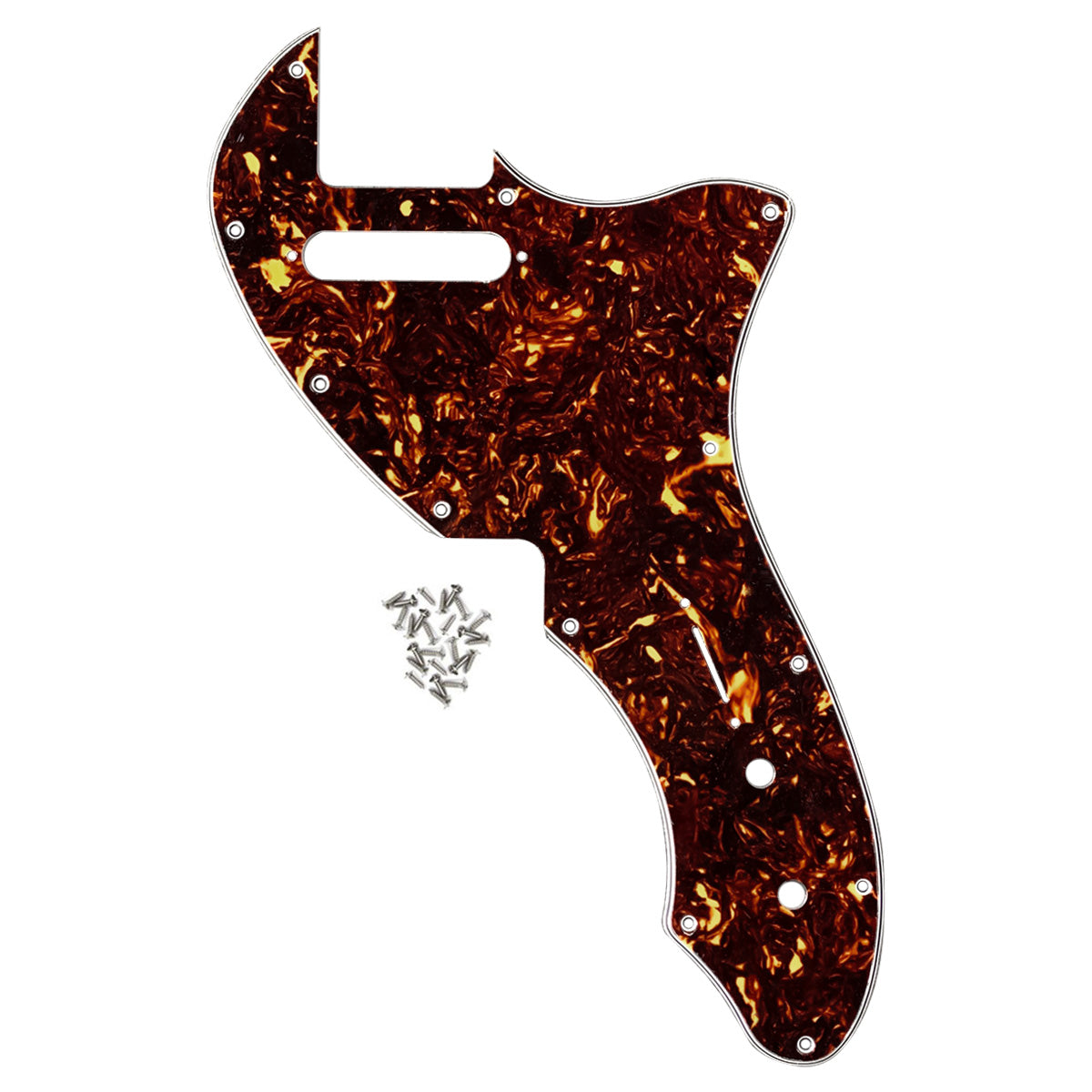 FLEOR Tele Thinline 69 Reissue RI Style Pickguard et vis pour guitare