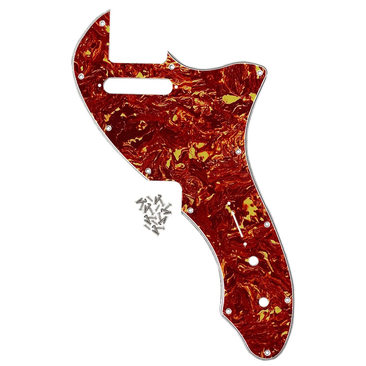 FLEOR Tele Thinline 69 Reissue RI Style Pickguard et vis pour guitare