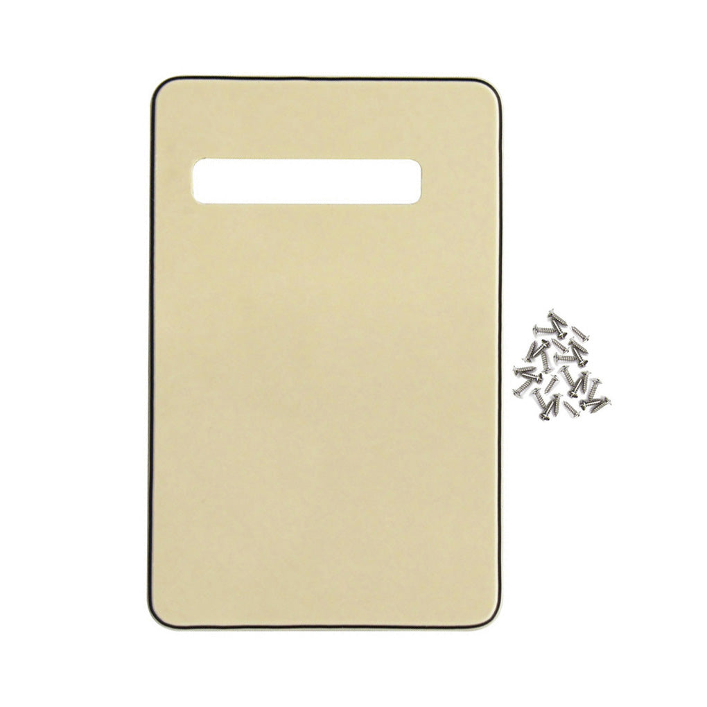 FLEOR NO Hole Strat Guitar Back Plate with Screws | iknmusic