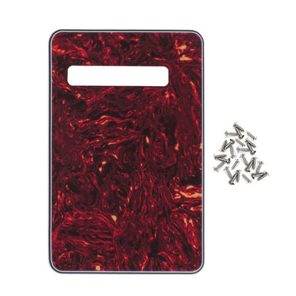 FLEOR NO Hole Strat Guitar Back Plate with Screws | iknmusic