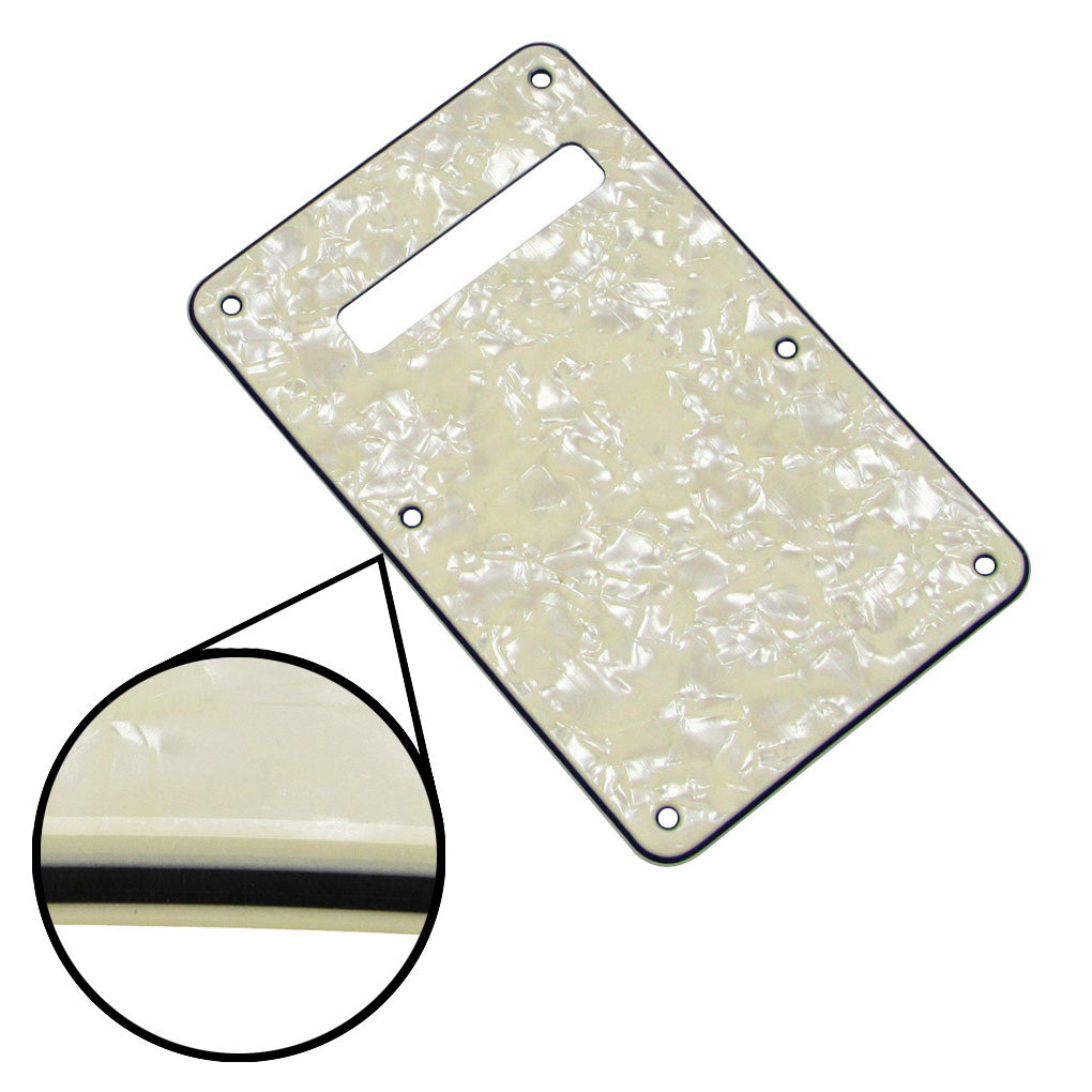 FLEOR Left Hand Guitar Back Plate Tremolo Cover Strat | iknmusic