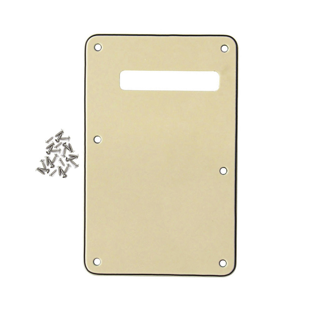 FLEOR Left Hand Guitar Back Plate Tremolo Cover Strat | iknmusic