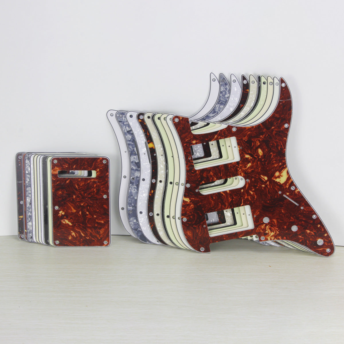 HSH - Battipenna Precablato Per Stratocaster, Pickup Humbucker A Spirale, Interruttore Di Uscita Migliorato Per Chitarra Americana/messicana Fender Stratocaster - Foto 7