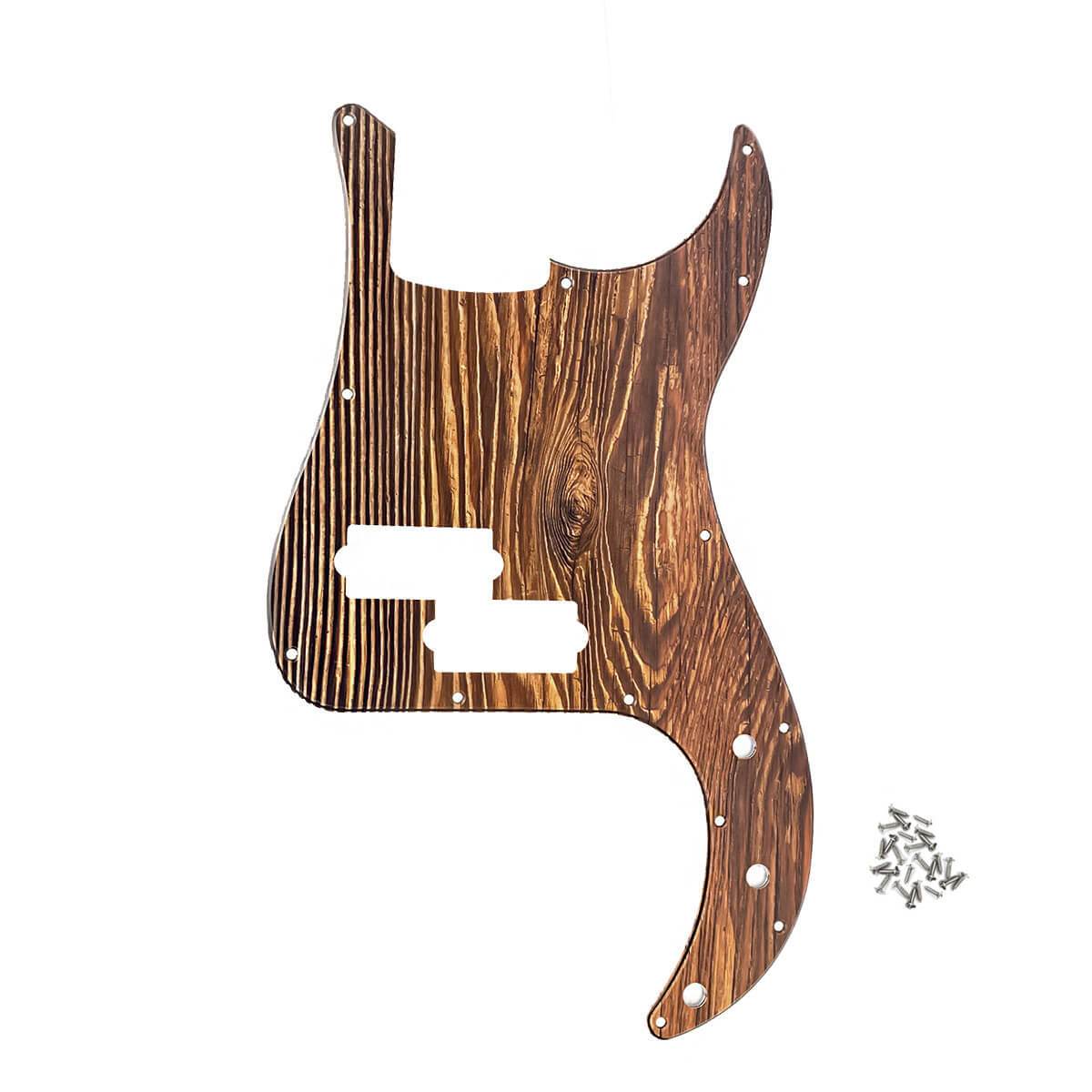 FLEOR 13 Hole PB P Bass Pickguard for 4 String Bass | iknmusic