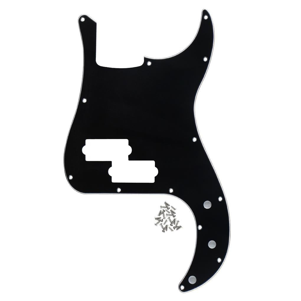 FLEOR 13 Hole PB P Bass Pickguard for 4 String Bass | iknmusic