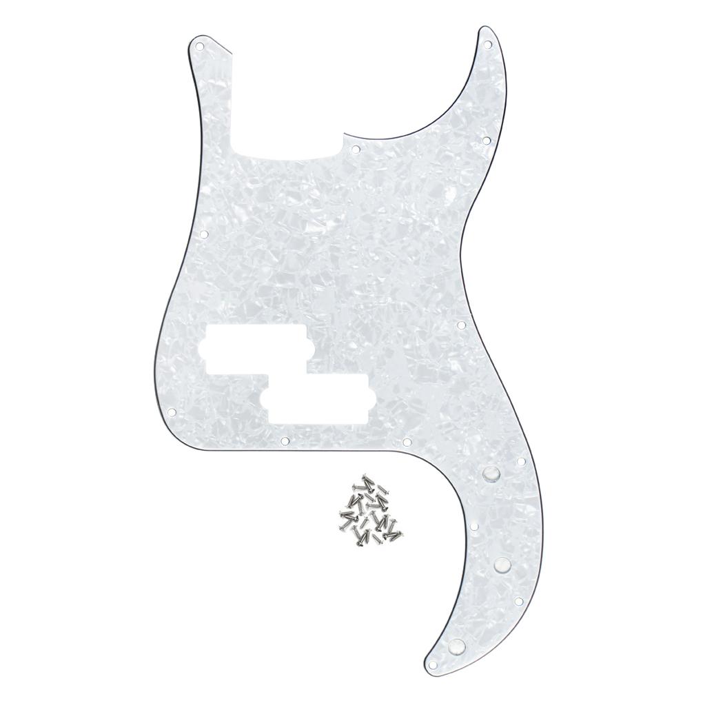 FLEOR 13 Hole PB P Bass Pickguard for 4 String Bass | iknmusic