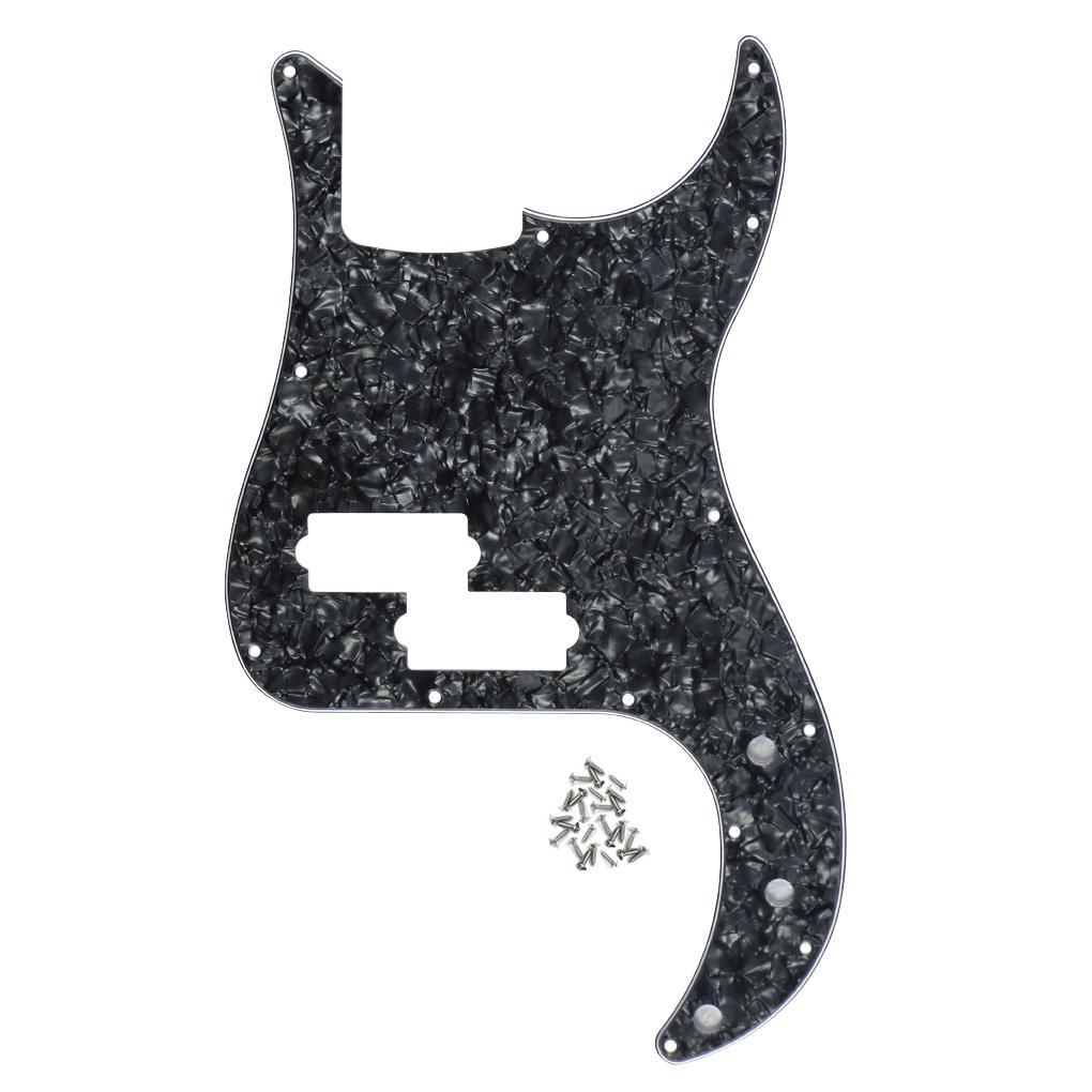 FLEOR 13 Hole PB P Bass Pickguard for 4 String Bass | iknmusic