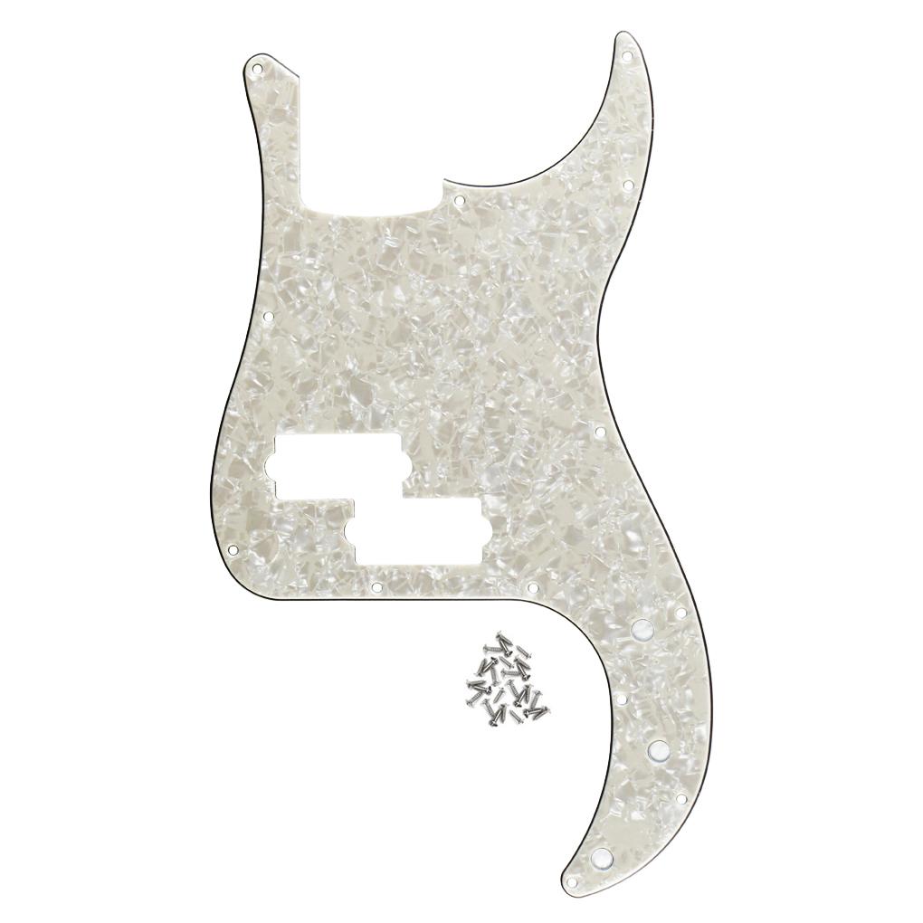 FLEOR 13 Hole PB P Bass Pickguard for 4 String Bass | iknmusic