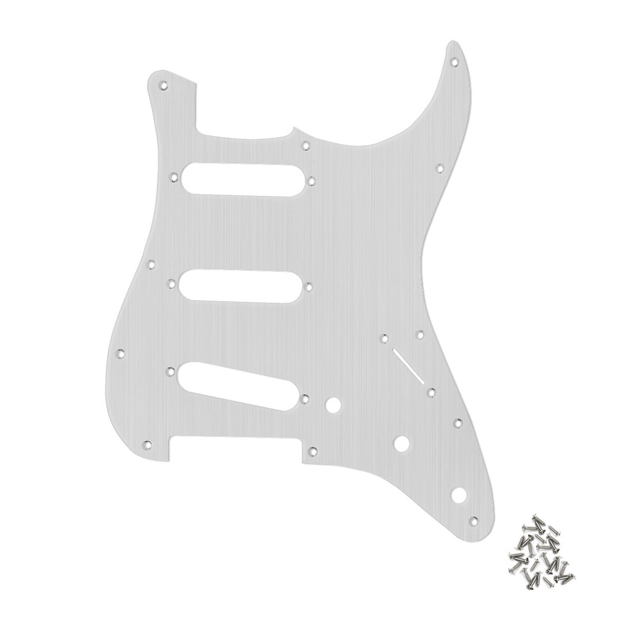 FLEOR Anodized Aluminum Metal Guitar Pickguard Strat SSS | iknmusic