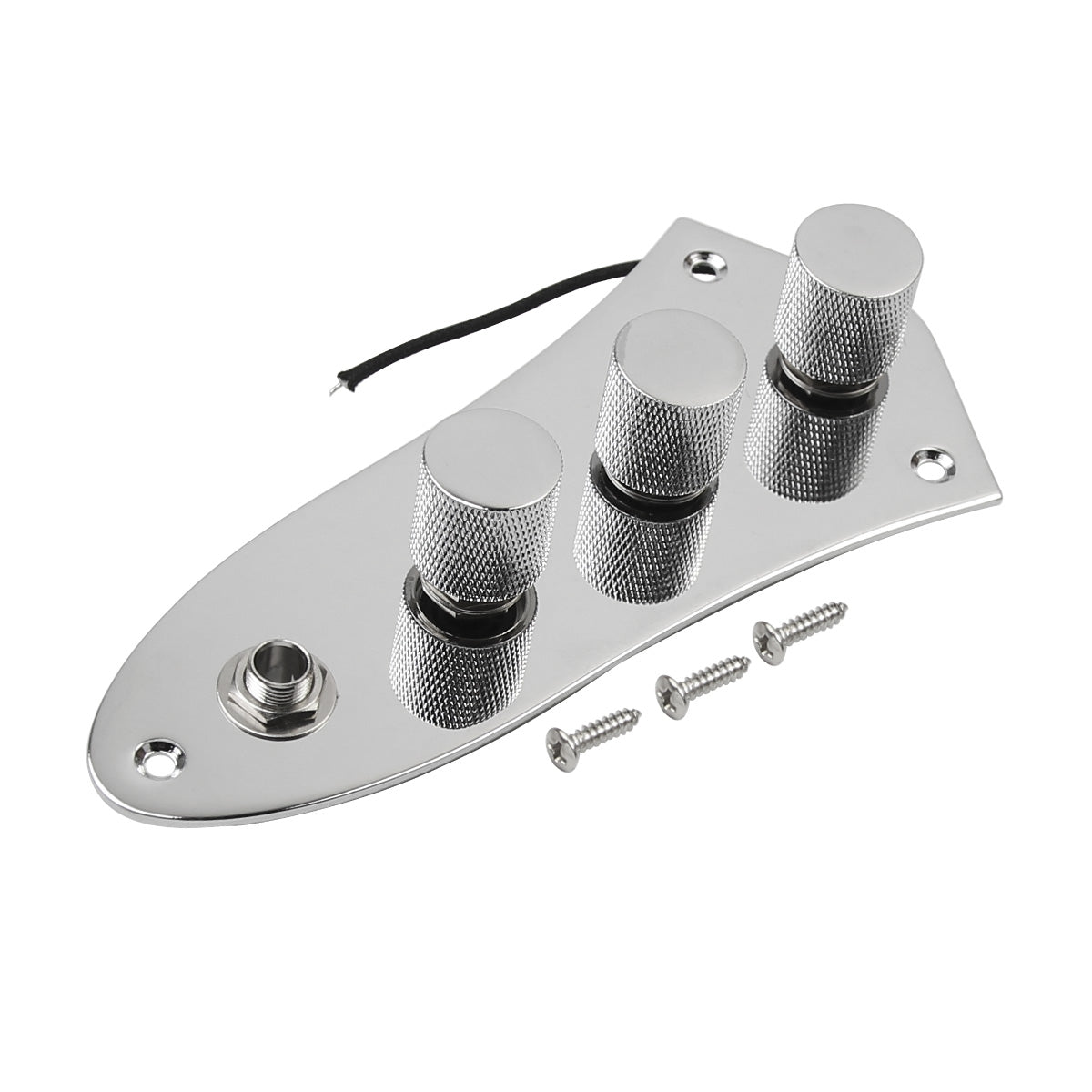 OriPure Jazz JB Bass Prewired Control Plate & Metal Knobs | iknmusic