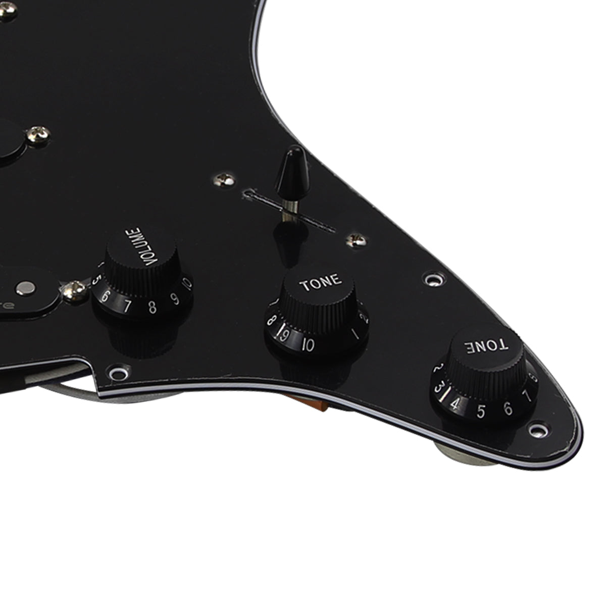 <transcy>OriPure Loaded Prewired Pickguard SSS Strat mit Alnico 5 Single Coil Pickups</transcy>