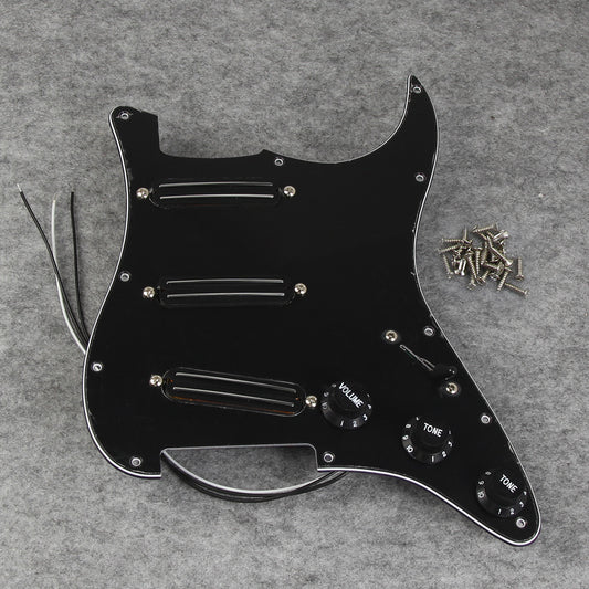 FLEOR Ceramic Hot Rails SSS Prewired Guitar Pickguard | iknmusic