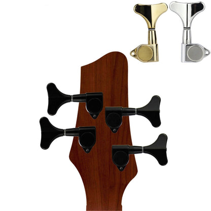FLEOR Bass Machine Heads 2L2R Tuning Pegs for Bass 4-String | iknmusic