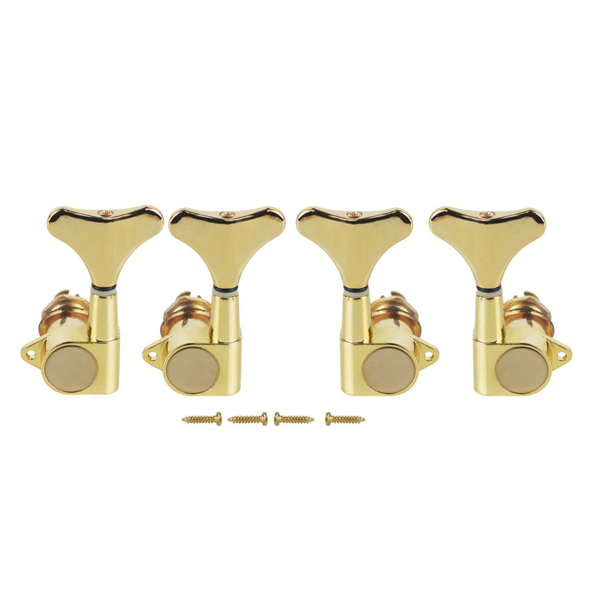 FLEOR Bass Machine Heads 2L2R Tuning Pegs for Bass 4-String | iknmusic