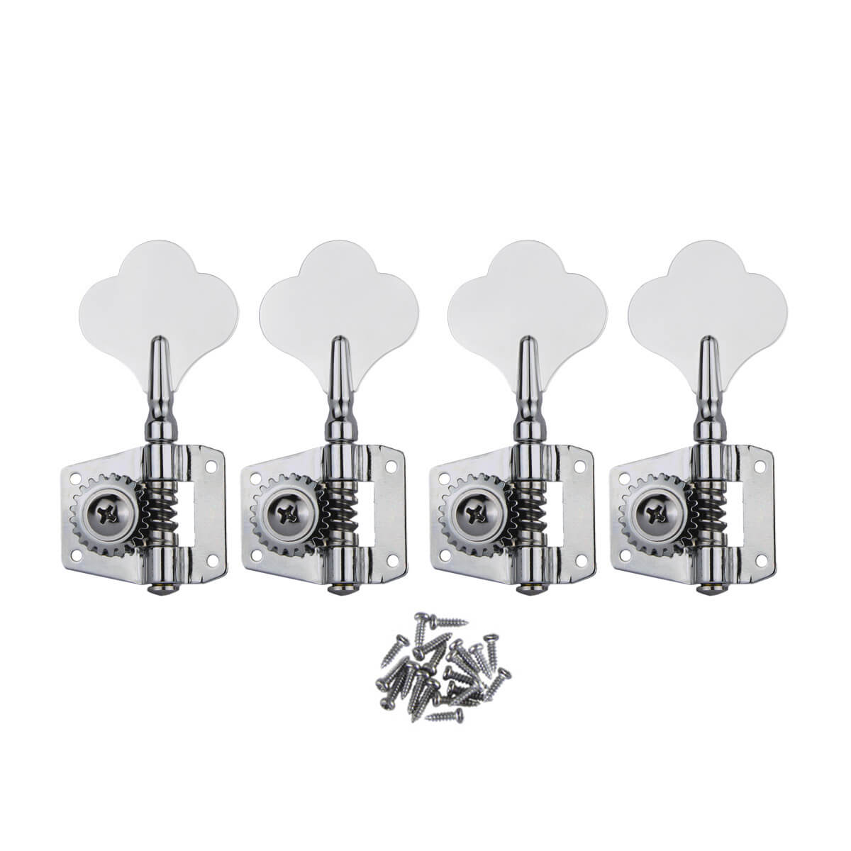 FLEOR Open Gear Bass Tuning Machines Heads Pegs Keys | iknmusic