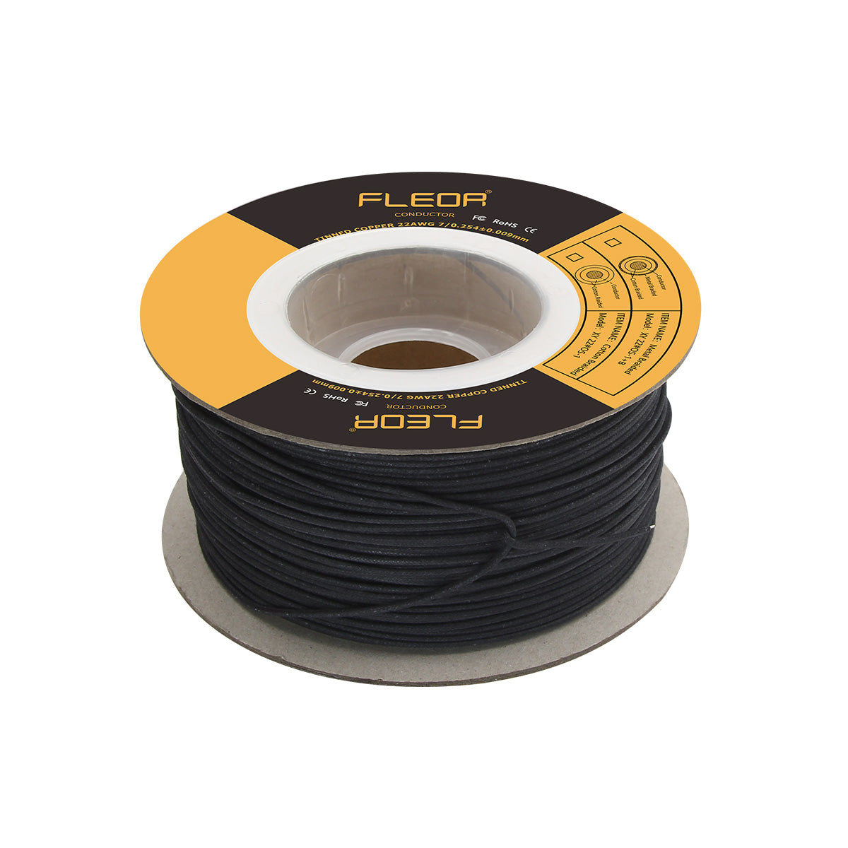 FLEOR Vintage Push Back Wire 22 AWG 7-Strands Guitar Wire | iknmusic