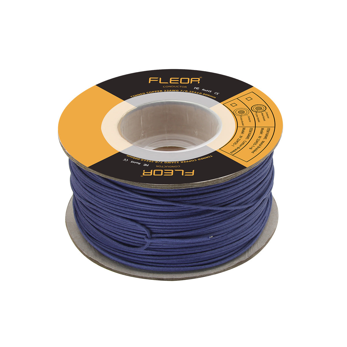 FLEOR Vintage Push Back Wire 22 AWG 7-Strands Guitar Wire | iknmusic