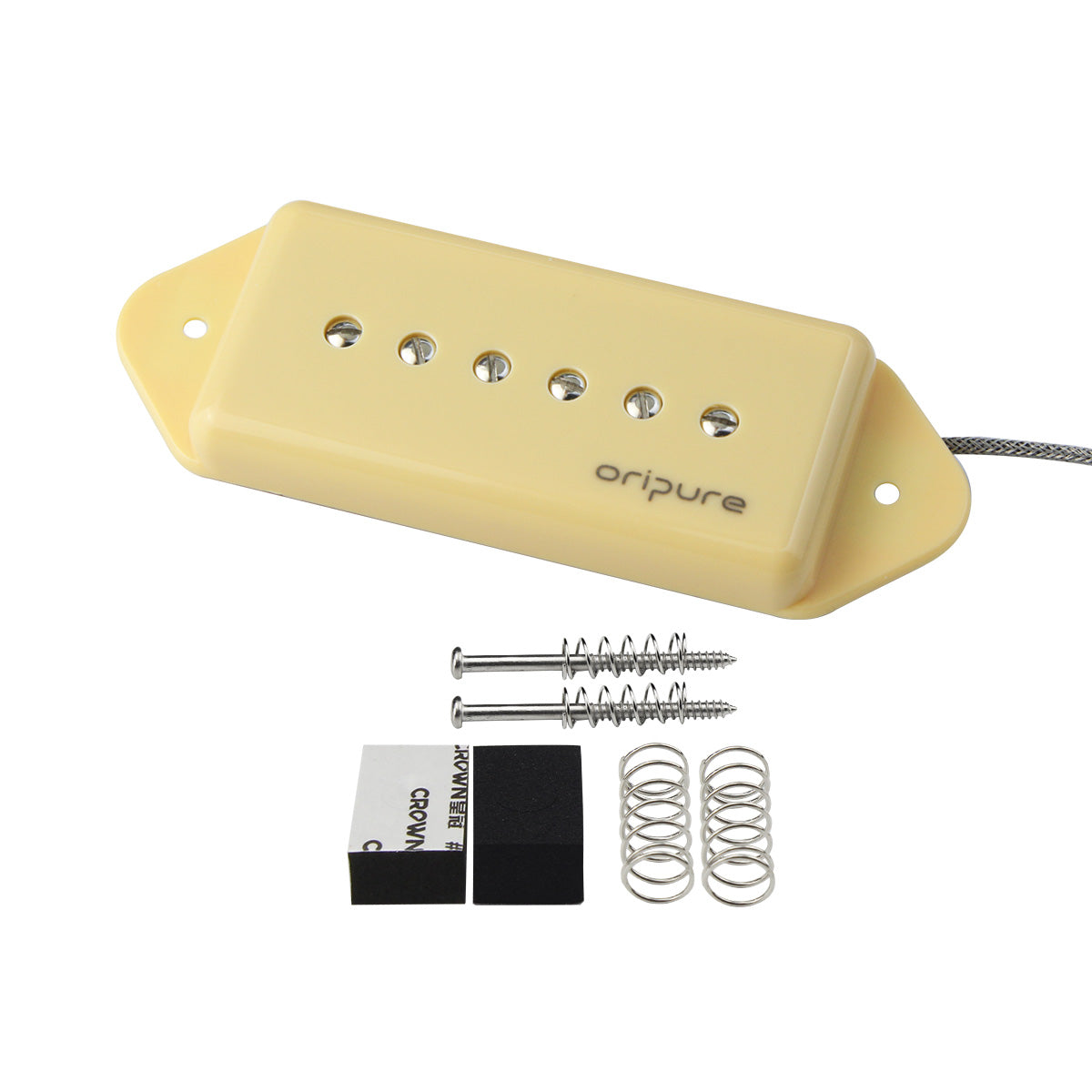 OriPure Vintage Alnico 5 Dog Ear P90 Single Coil Pickup-iknmusic