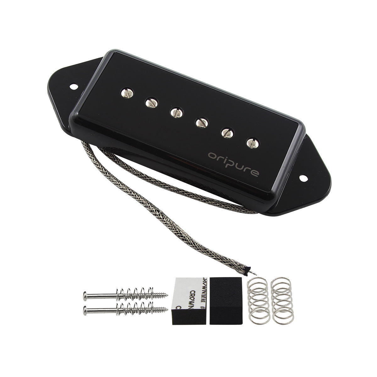 OriPure Vintage Alnico 5 Dog Ear P90 Single Coil Guitar Pickup for LP P90