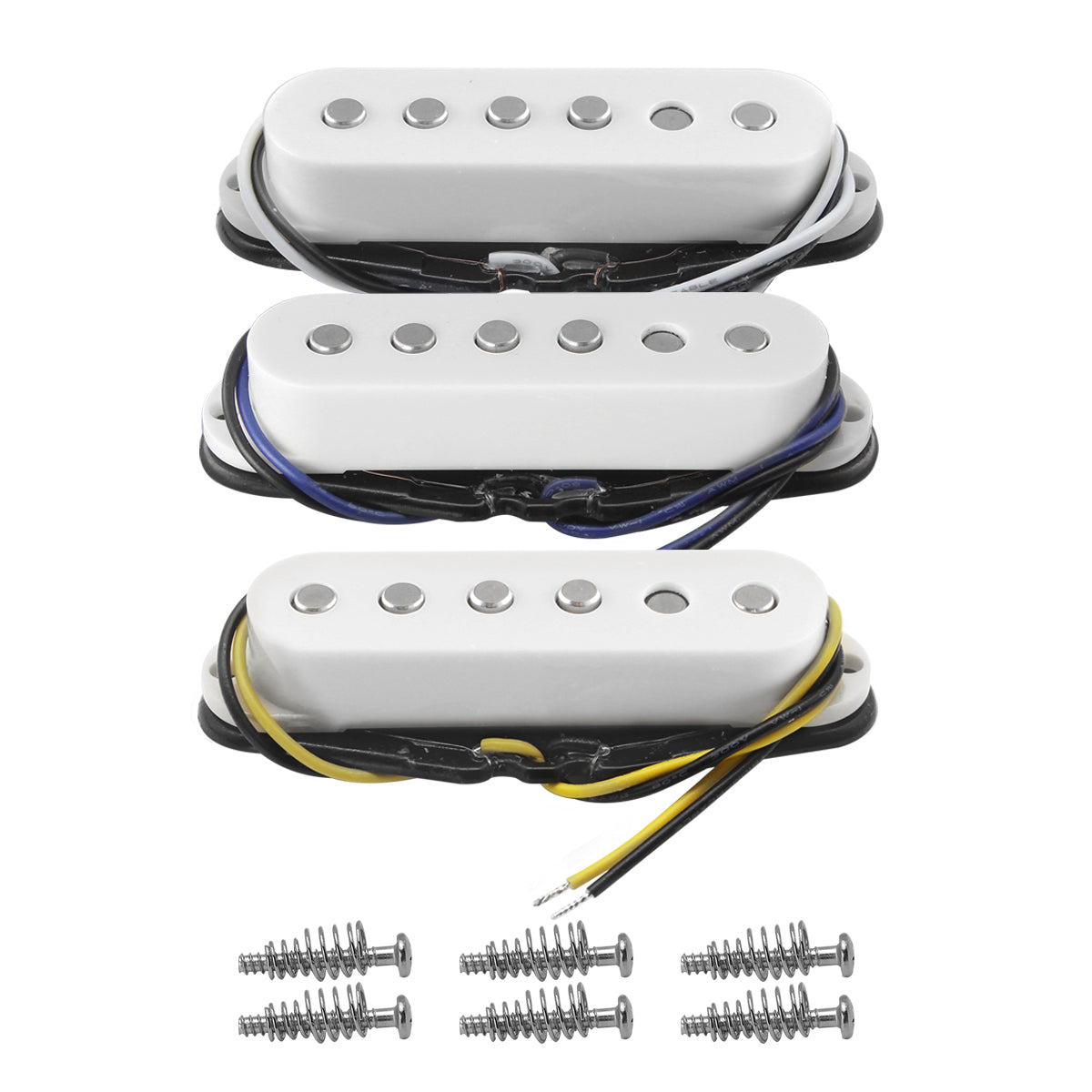 FLEOR Staggered-Pole Single Coil Pickup Alnico 5 For Strat | iknmusic