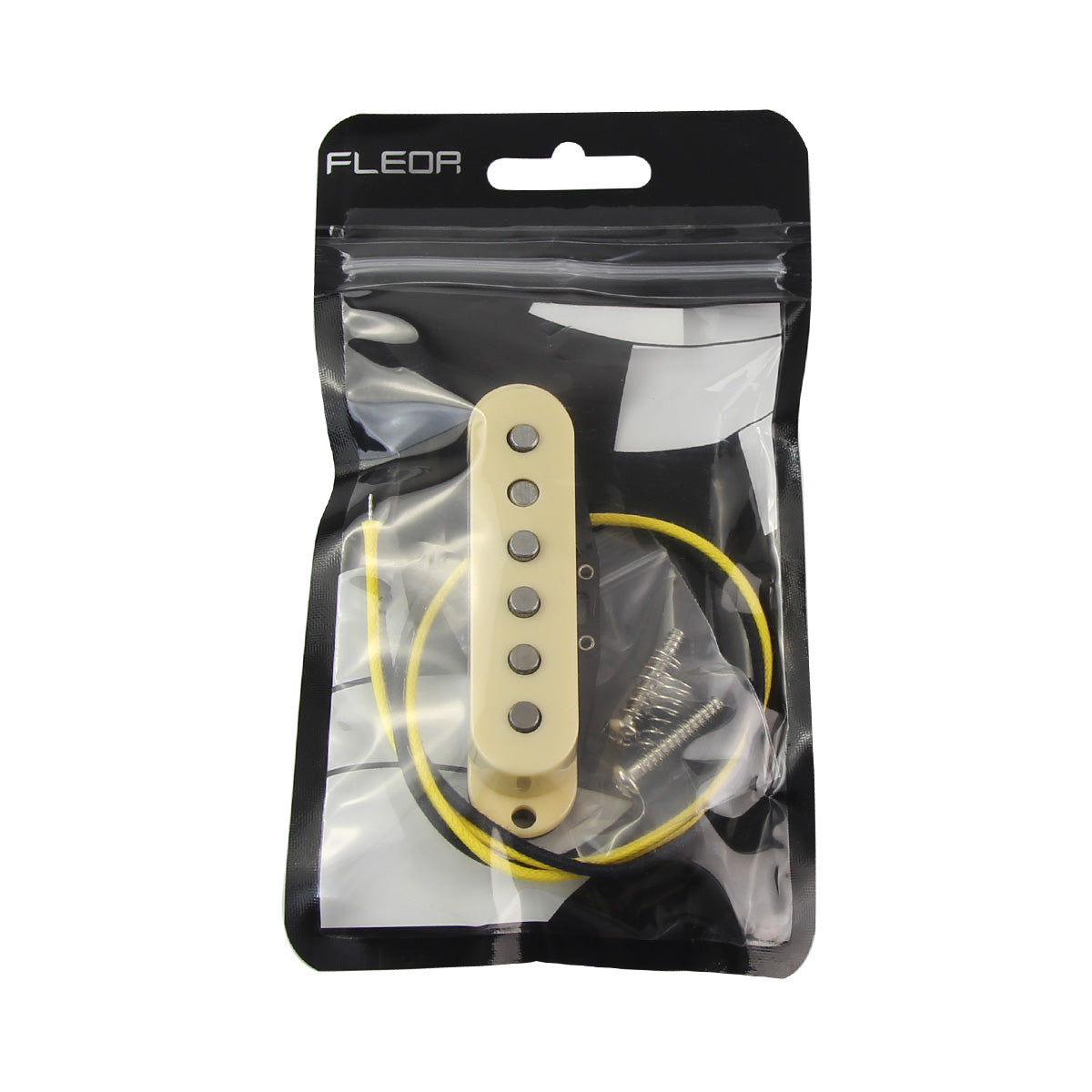 FLEOR DIY Vintage Alnico 5 Staggered Single Coil Pickup Kit | iknmusic