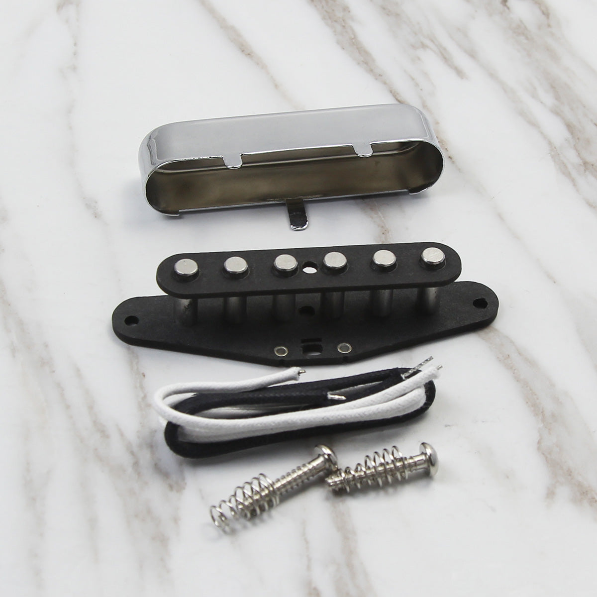 FLEOR Vintage Alnico 5 DIY Tele Neck Pickup Assembly Kit | iknmusic