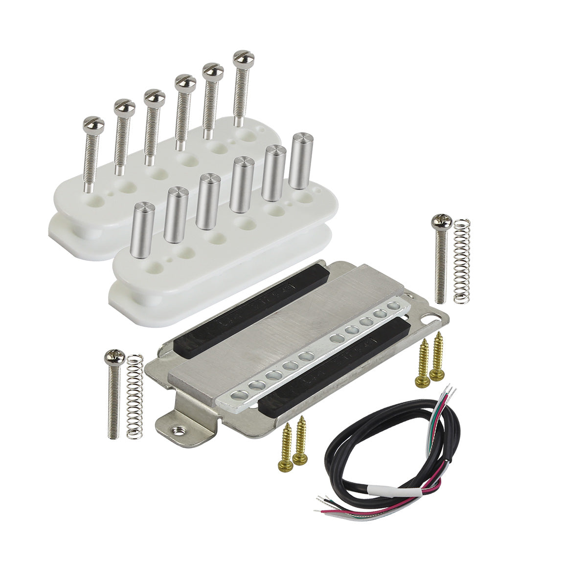 FLEOR Vintage Alnico 5 Pickup Humbucker Kit Parts | iknmusic