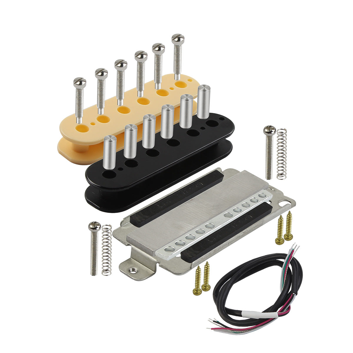 FLEOR Vintage Alnico 5 Pickup Humbucker Kit Parts | iknmusic